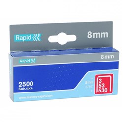 RAPID 53 STAPLES 8MM BOX 2500