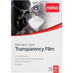 NOBO COPIER OHP FILM Paper Copier  SINGLE