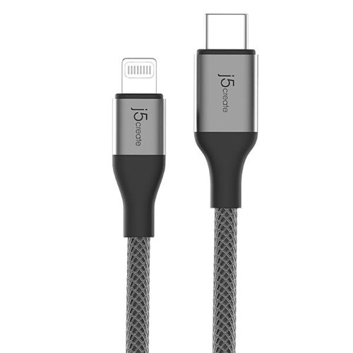 Cleaning & Cables - J5create JLC15B USB-C to Lightning Cable 120cm For use  with Apple Compatible devices - Warrego Office Choice - Office Supplies,  Stationery & Furniture
