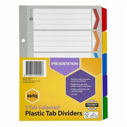 marbig-marbig-indices-and-dividers-5-tab-reinforced-a5-colour-x-carton-of-10-35042f__10809